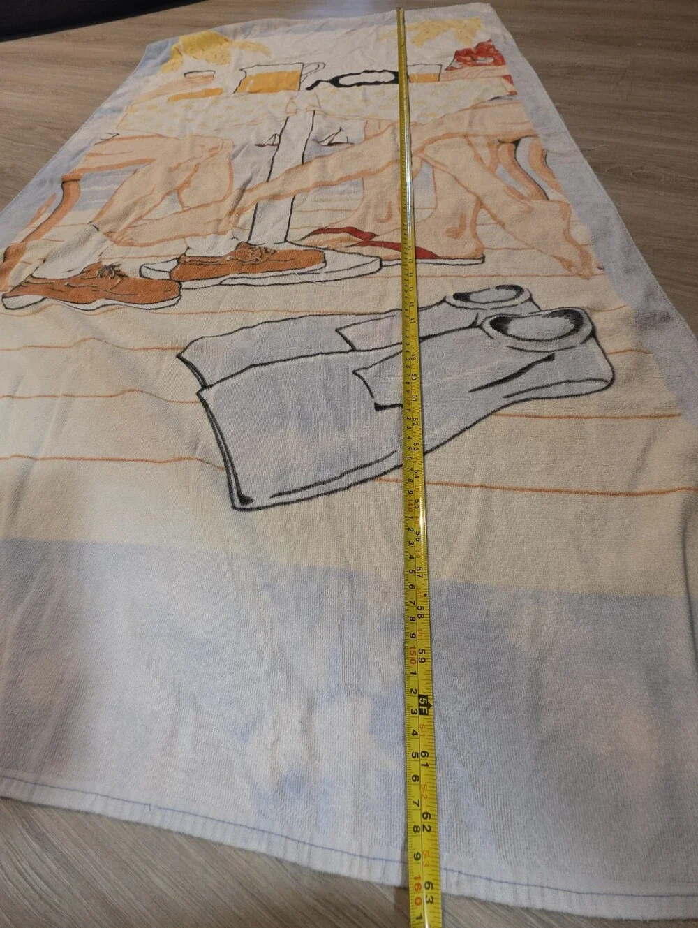 Vintage RARE Gramercy International Cotton Beach Towel